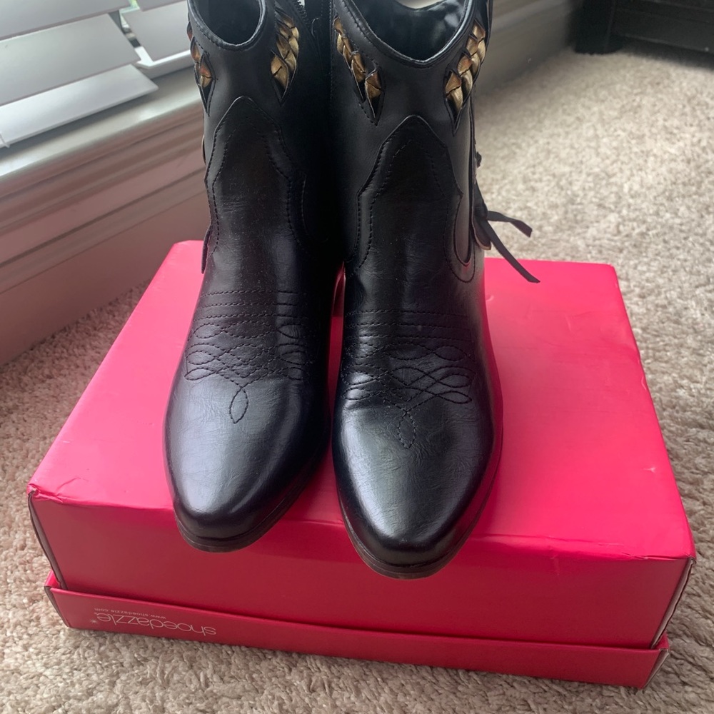 Vegan Leather Fashion Western Boots